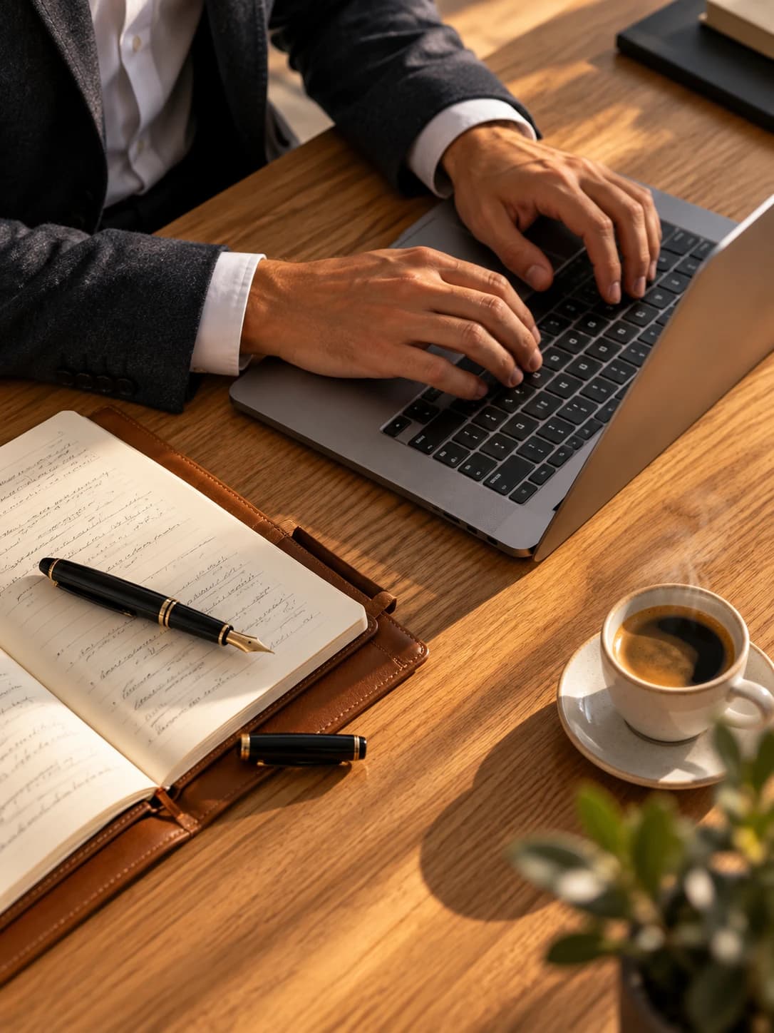 Formateur freelance au travail sur sa candidature